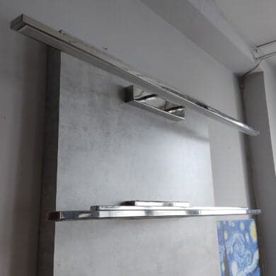 Stainless Steel Luminaire X2 120cm