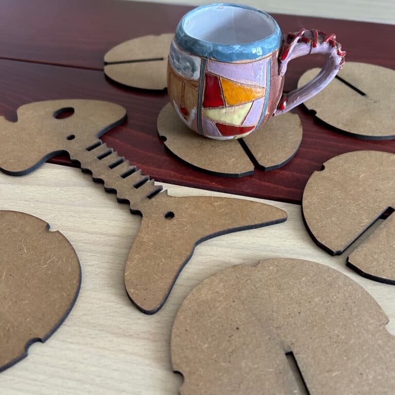 Set of Cup Coasters "Fish"