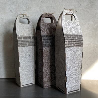 Գինու տուփ 10x36cm