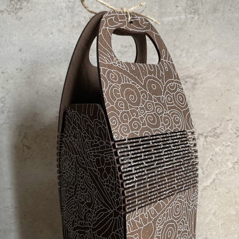 Գինու տուփ 10x36cm