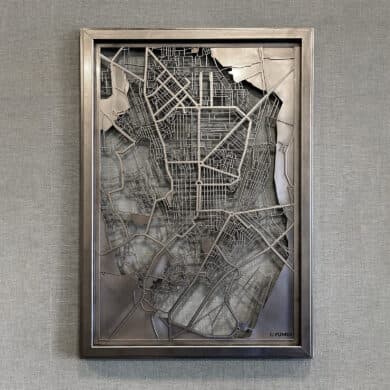 Map Of Gyumri 46×65cm