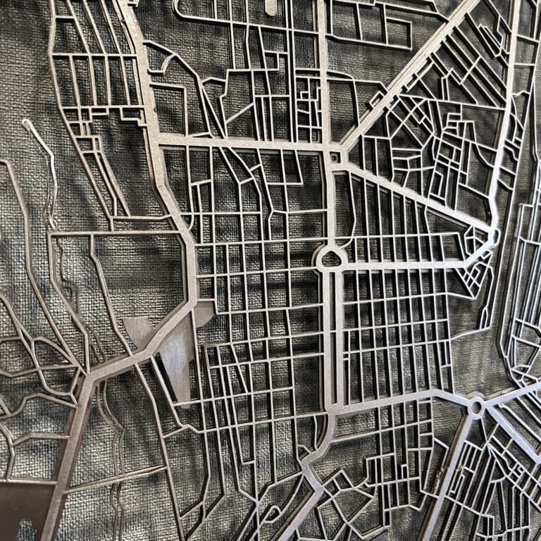 Map Of Gyumri 46×65cm