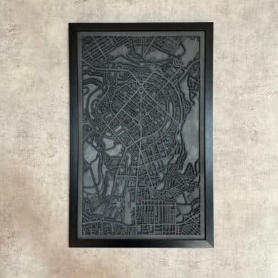 Map Of Yerevan 36×56cm