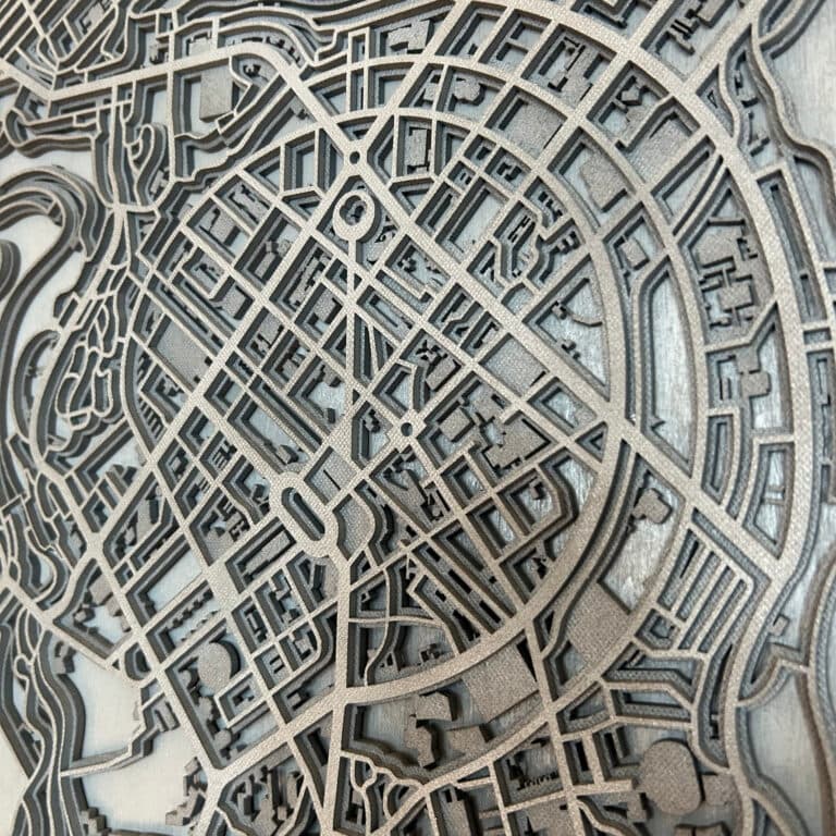 Map Of Yerevan 36×56cm