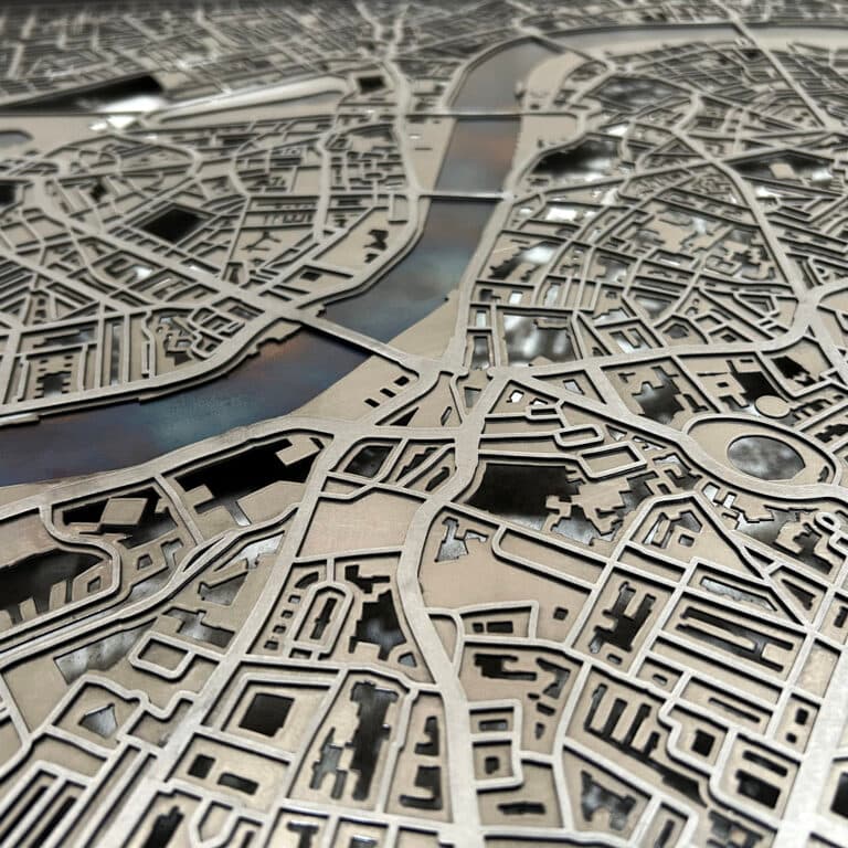 Map Of London 74x73.5cm