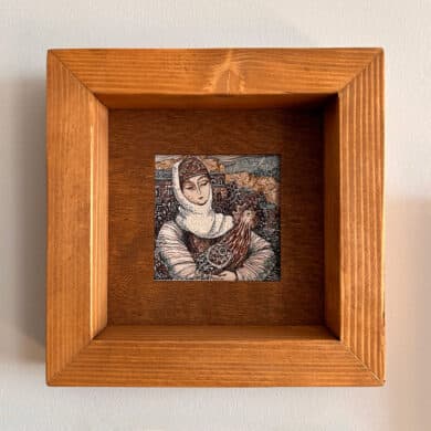 Printed Painting "Armenian woman" 19.5x19.5cm