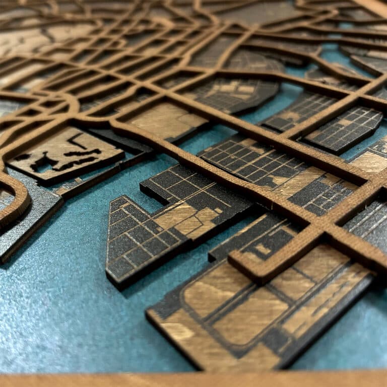 Map of Tokyo 63.5x63.5см