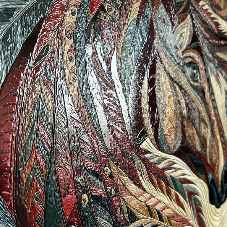 Նախշազարդ Ձի 3D 63×63սմ